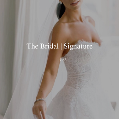 bridal signature package by Southern Glow Airbrush
